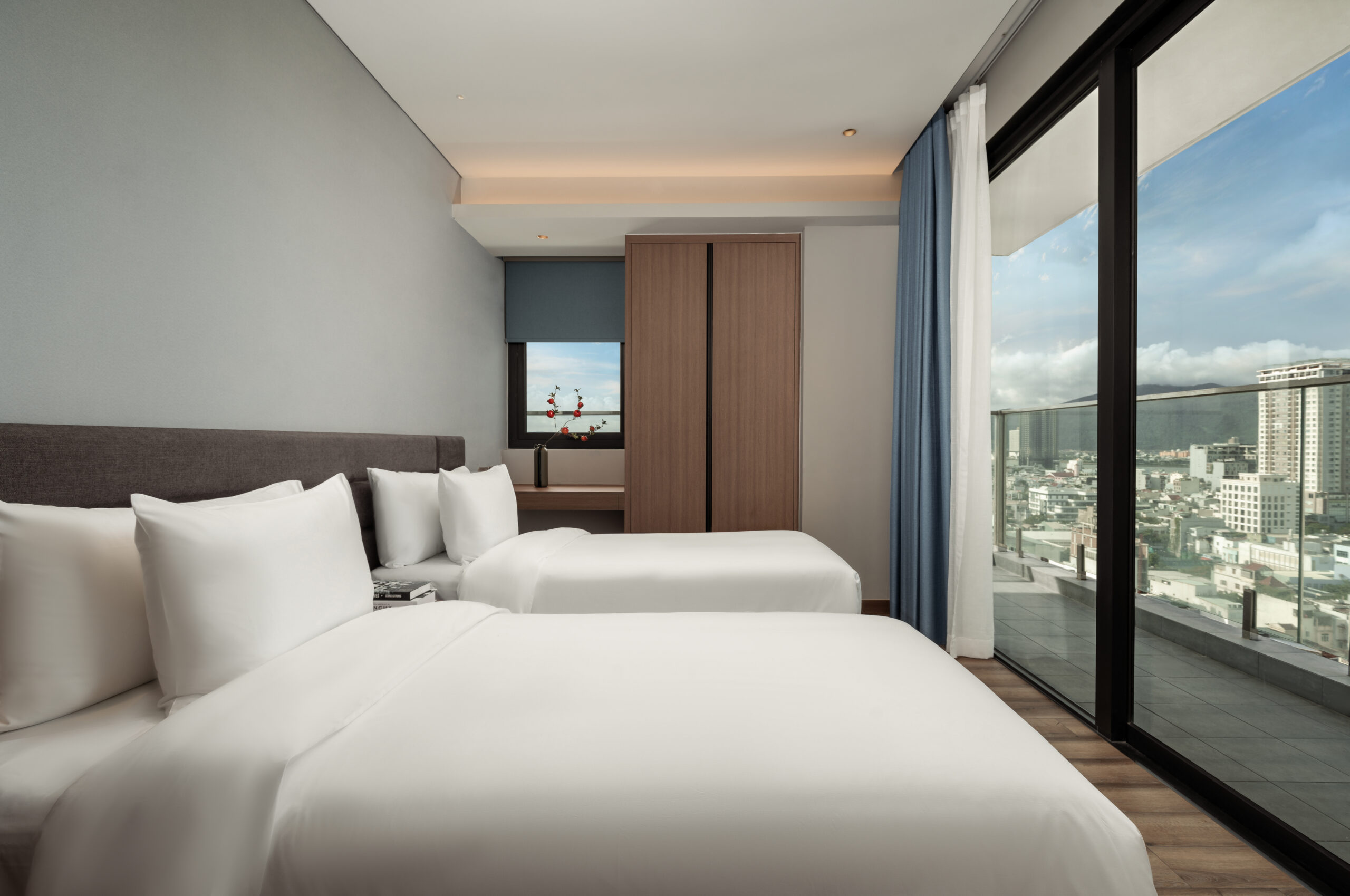 Luxurious balcony view at Centre Point Danang Hotel & Residence